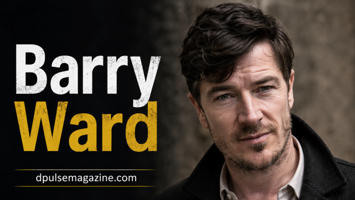 Barry Ward portrait during promotional photoshoot