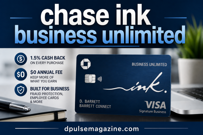 Chase Ink Business Unlimited credit card benefits and rewards overview